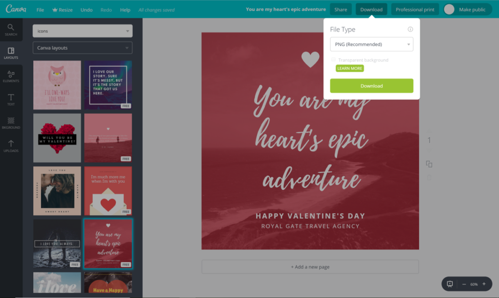 canva create marketing images