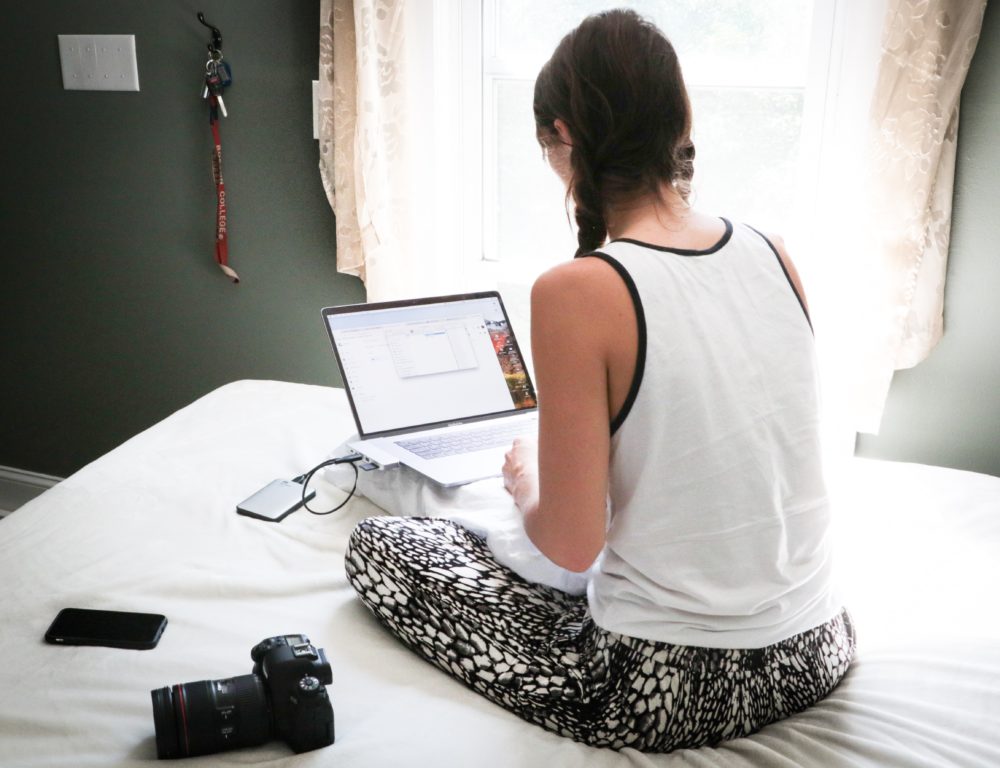 college admission process made easy for young woman online - OnSpot Social